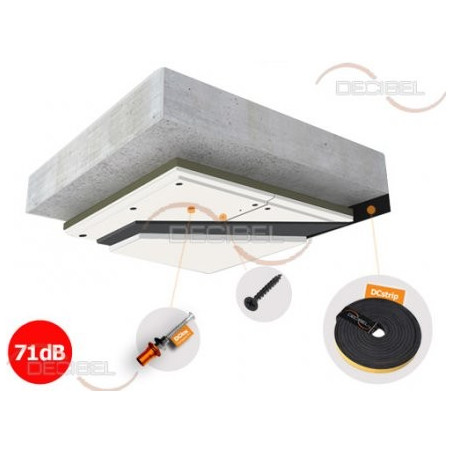 Sound insulation ceiling C MUTE 63