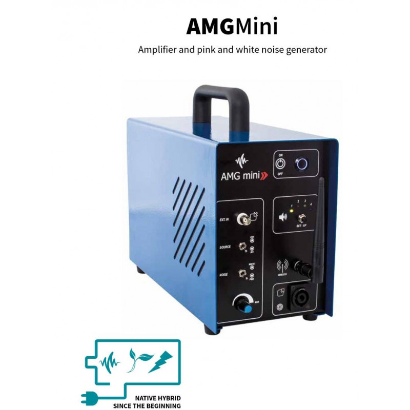 AMG Mini-Verstärker pink / weiß Rauschgenerator