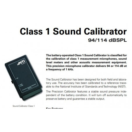 XL2 Sound Meter Calibrator 94 / 114dB